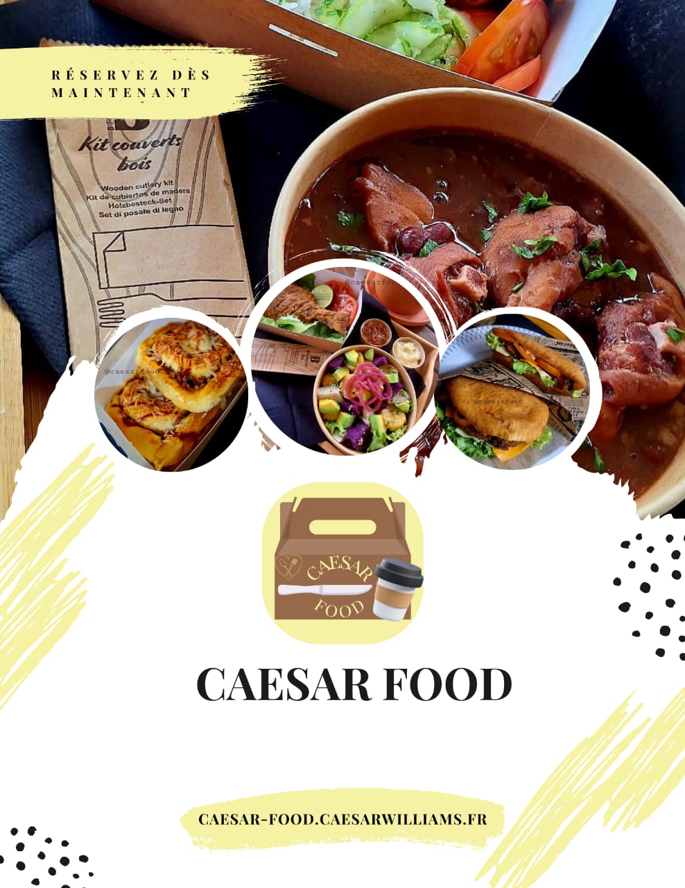 Vente de repas sur commande